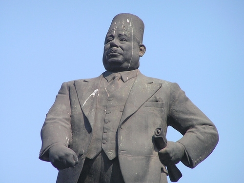 Ahmed Maher Statue