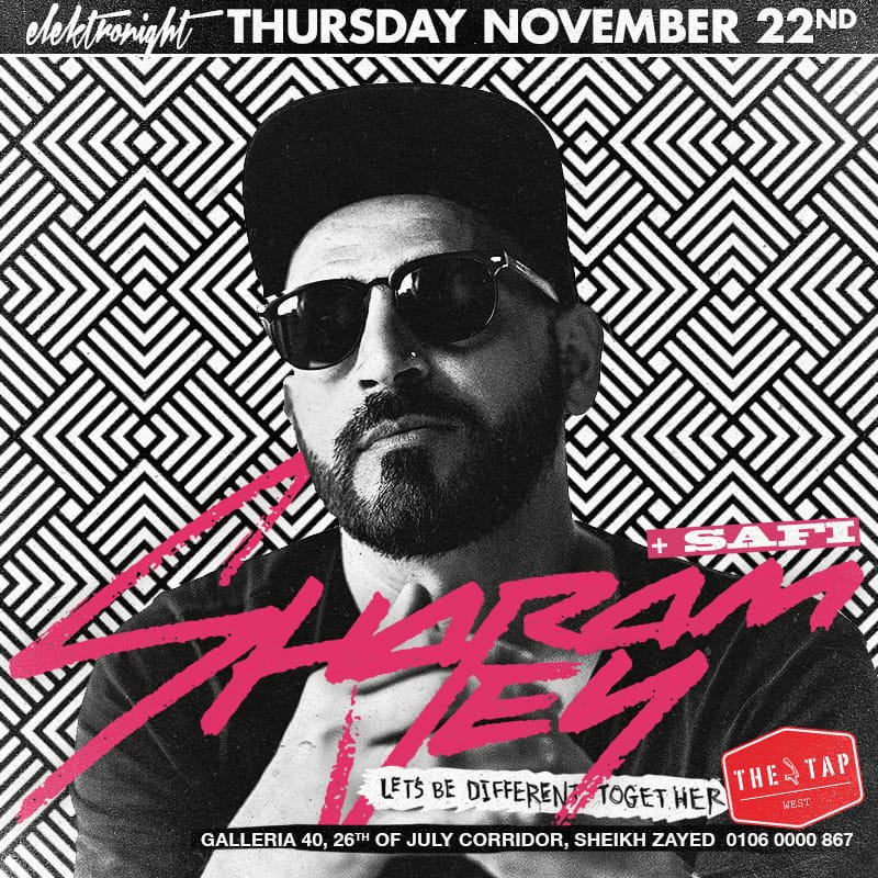 ELEKTRONIGHT: SHARAM JEY at THE TAP WEST