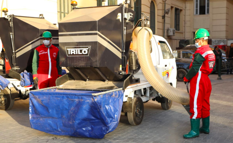 Cairo Cleaning Authority Tests Out New Equipment