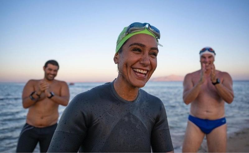 Mariam Binladen Becomes First Woman to Swim From Saudi Arabia to Egypt