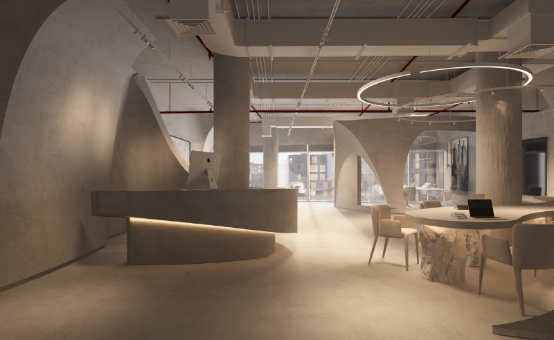 Going With the Flow in This Dubai Office Design by Mad Studio