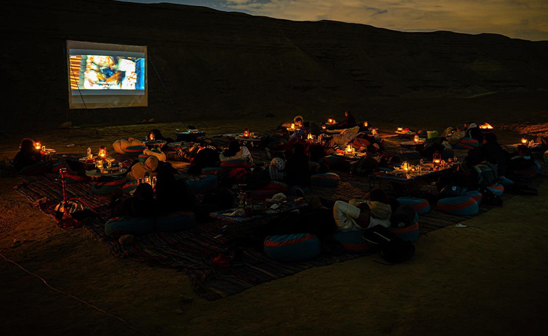 Desert Adventures Hosts a Movie Night Under the Stars at Wadi Degla