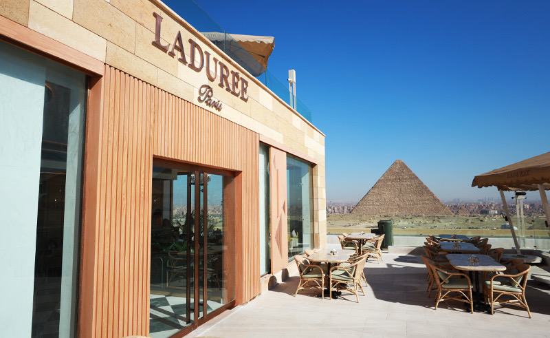 Ladurée Officially Opens at the Pyramids