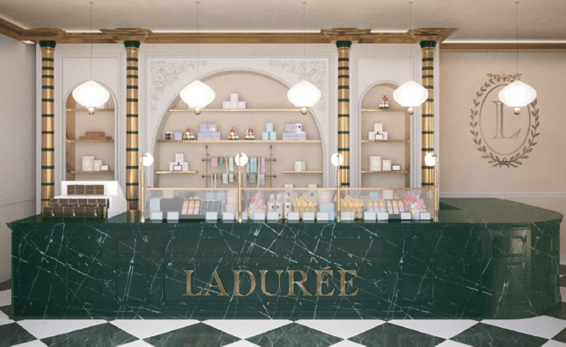 Behind the Design of Ladurée’s Boutique by the Great Pyramids of Giza