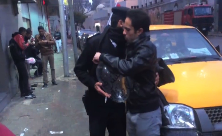 Video: Prank Backfires After Two Egyptian Youth Hand Out Condom Balloons To Police in Tahrir