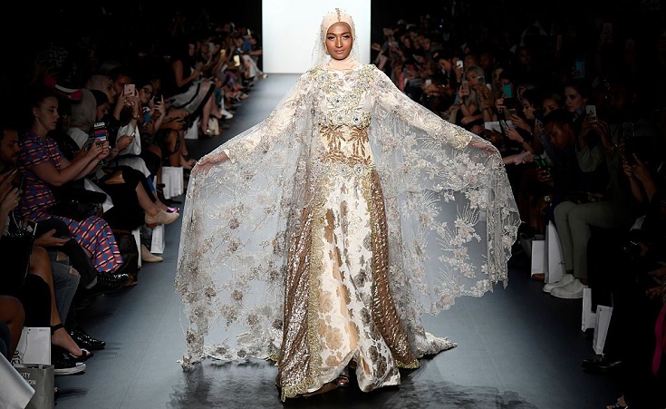 Muslim Designer Makes History With Stunning Hijab Collection at New York Fashion Week