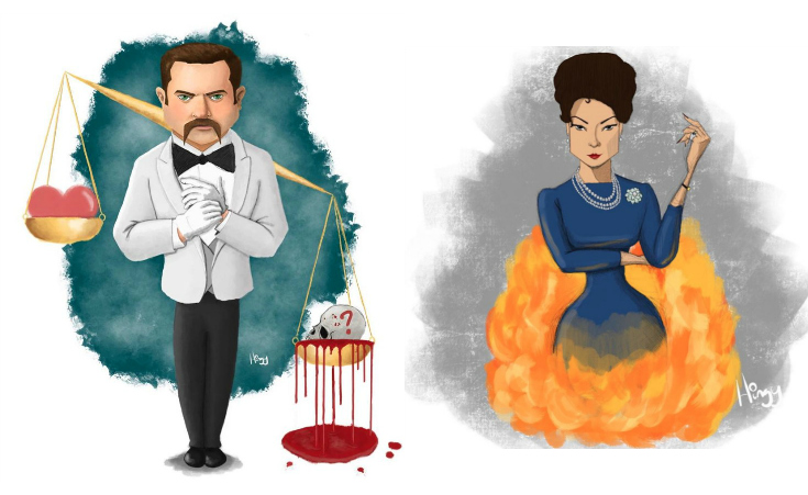 7 Characters From 'Grand Hotel' Amazingly Expressed Through Art